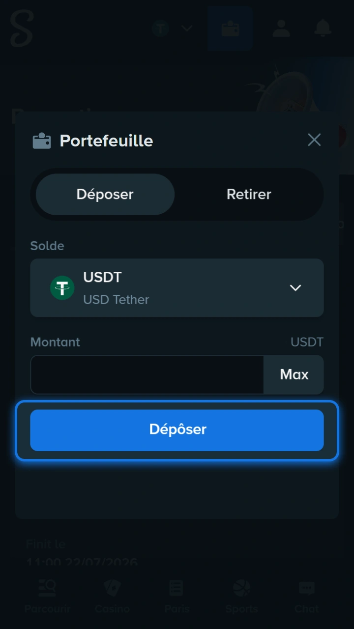 Activez votre bonus Stake instantanément après confirmation de votre premier dépôt sécurisé.